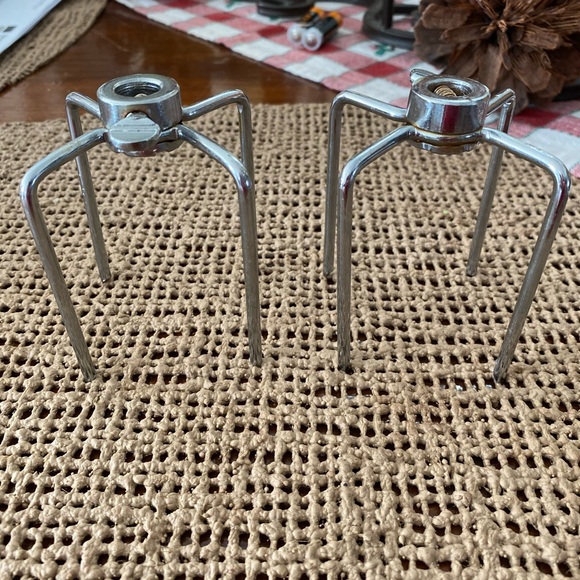 SET OF 2 BROIL ROTISSERIE STAINLESS STEEL BBQ GRILLING FORKS - Picture 2 of 7